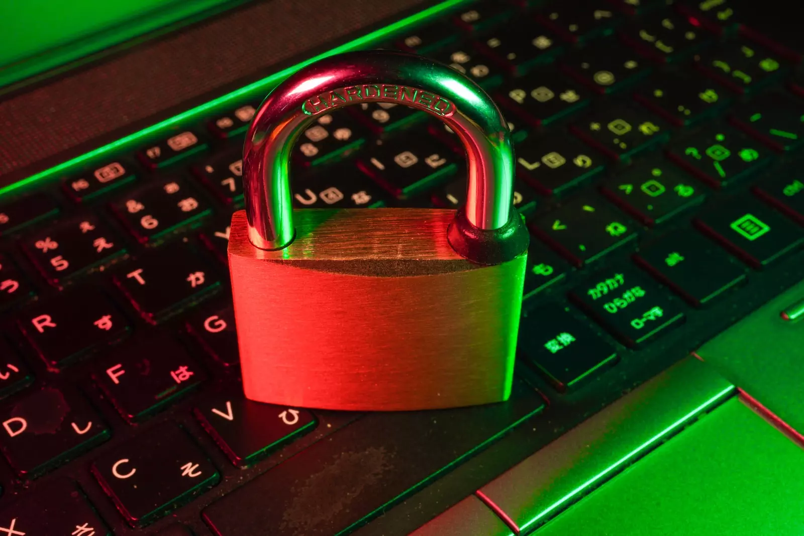 Photo by FLY:D red padlock on black computer keyboard